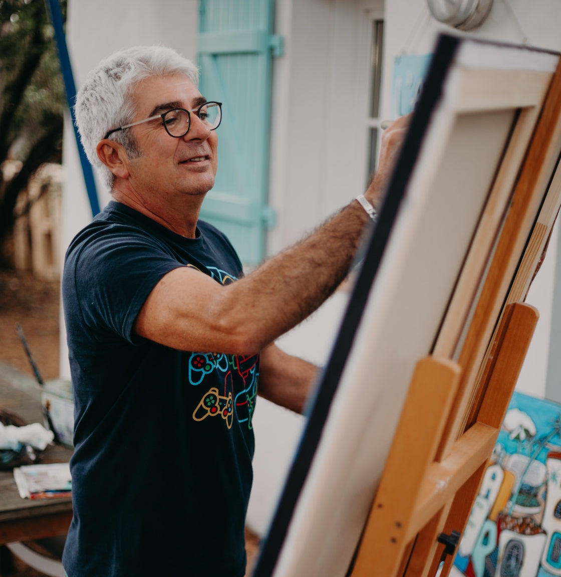 Portrait d’artiste : Pascal Milcendeau,: un monde en couleurs