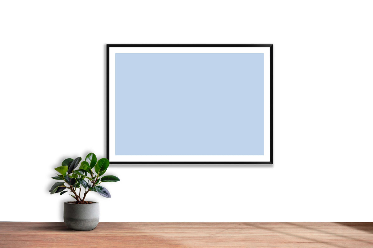 Bleu pastel Givré