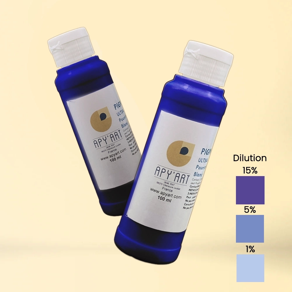 bleu outre mer pigment