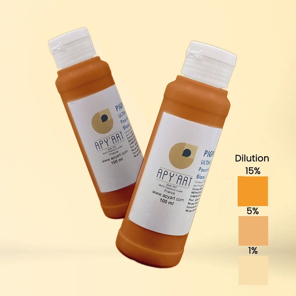 orange pastel pigment