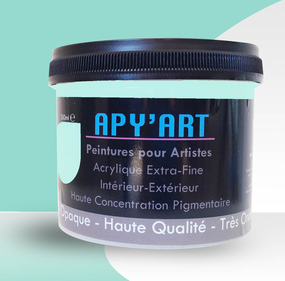 Vert pastel turquoise