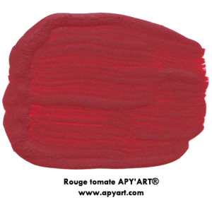 Rouge tomate peinture acrylique