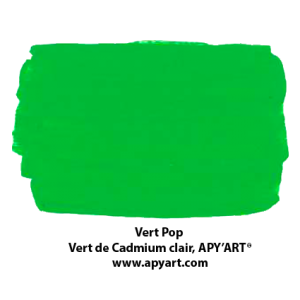 Peinture acrylique vert pop