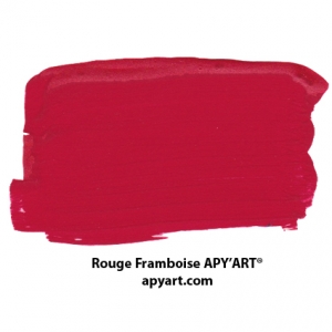 Rouge Framboise vignette peinture acrylique