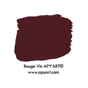 Rouge vin application peinture acrylique