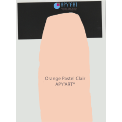Orange Pastel clair Peinture acrylique