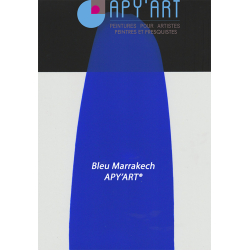peinture bleu marrakech opacité