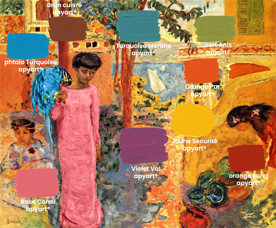 Quelle est la palette de couleurs si lumineuse de Pierre Bonnard?