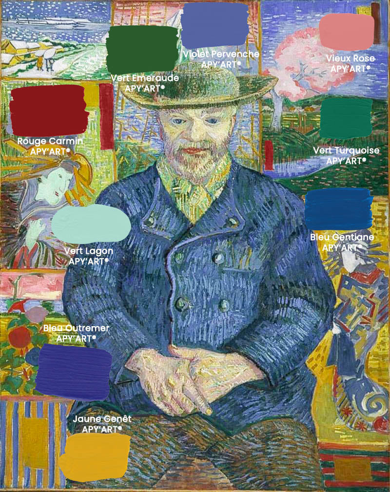 Découvrez la palette de Van Gogh à travers le Portrait du Père Tanguy