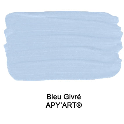 Bleu pastel Givré