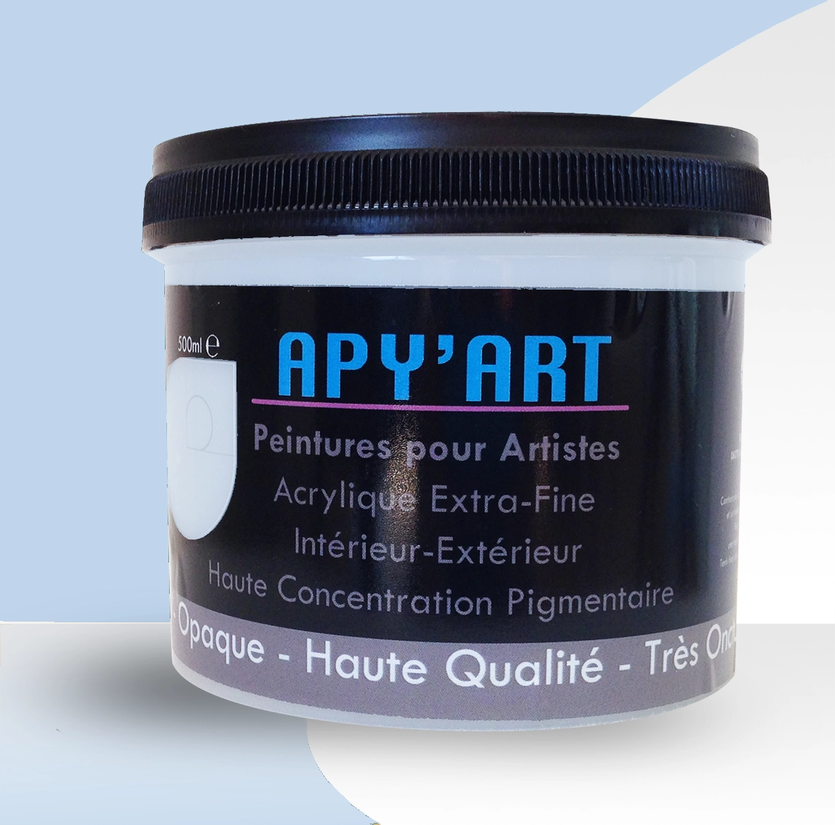 Bleu pastel Givré