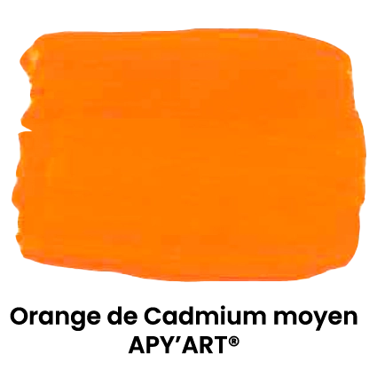 Orange de cadmium moyen
