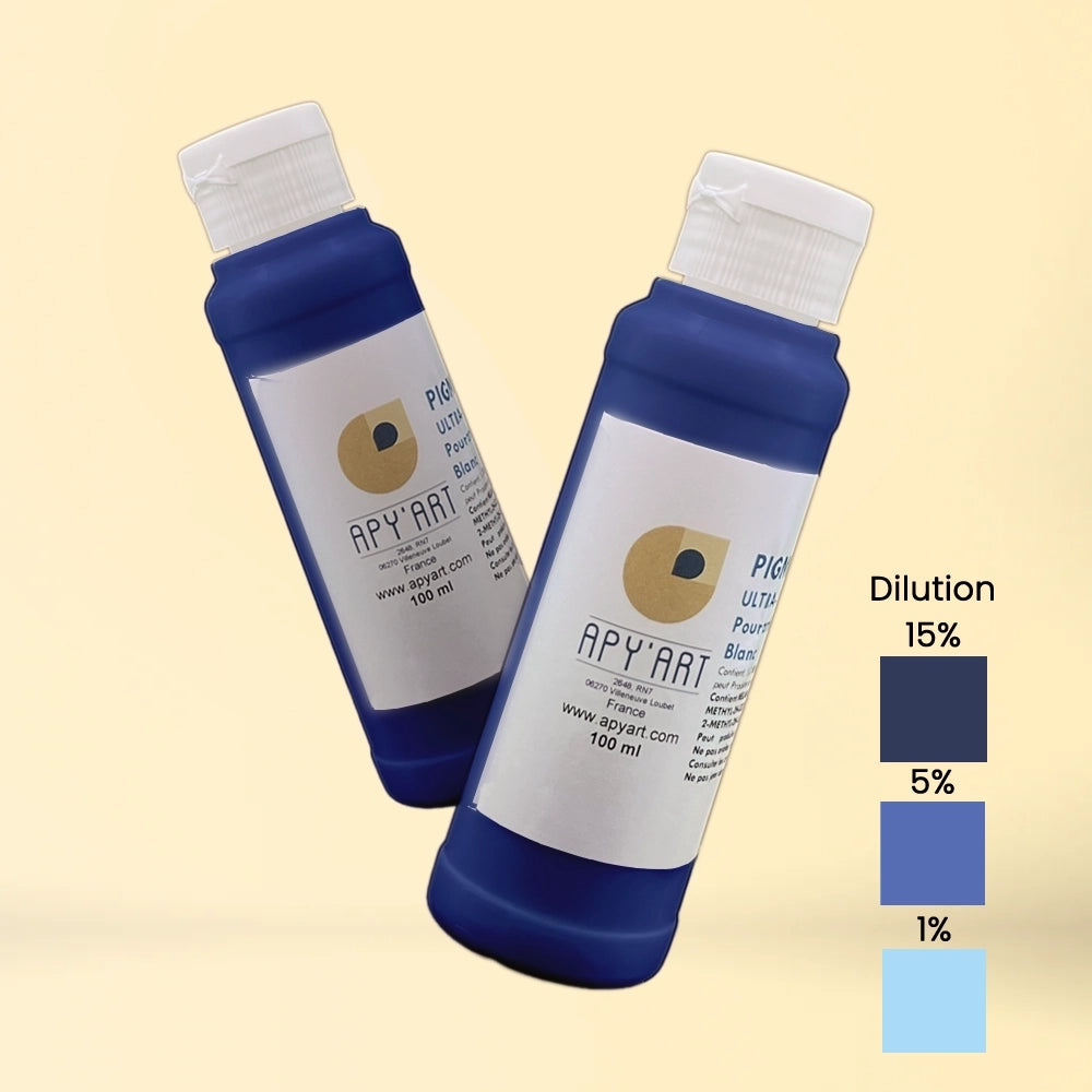 pigment bleu turquoise