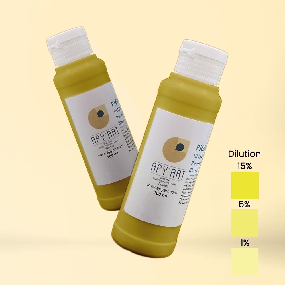 jaune mineral  pastel